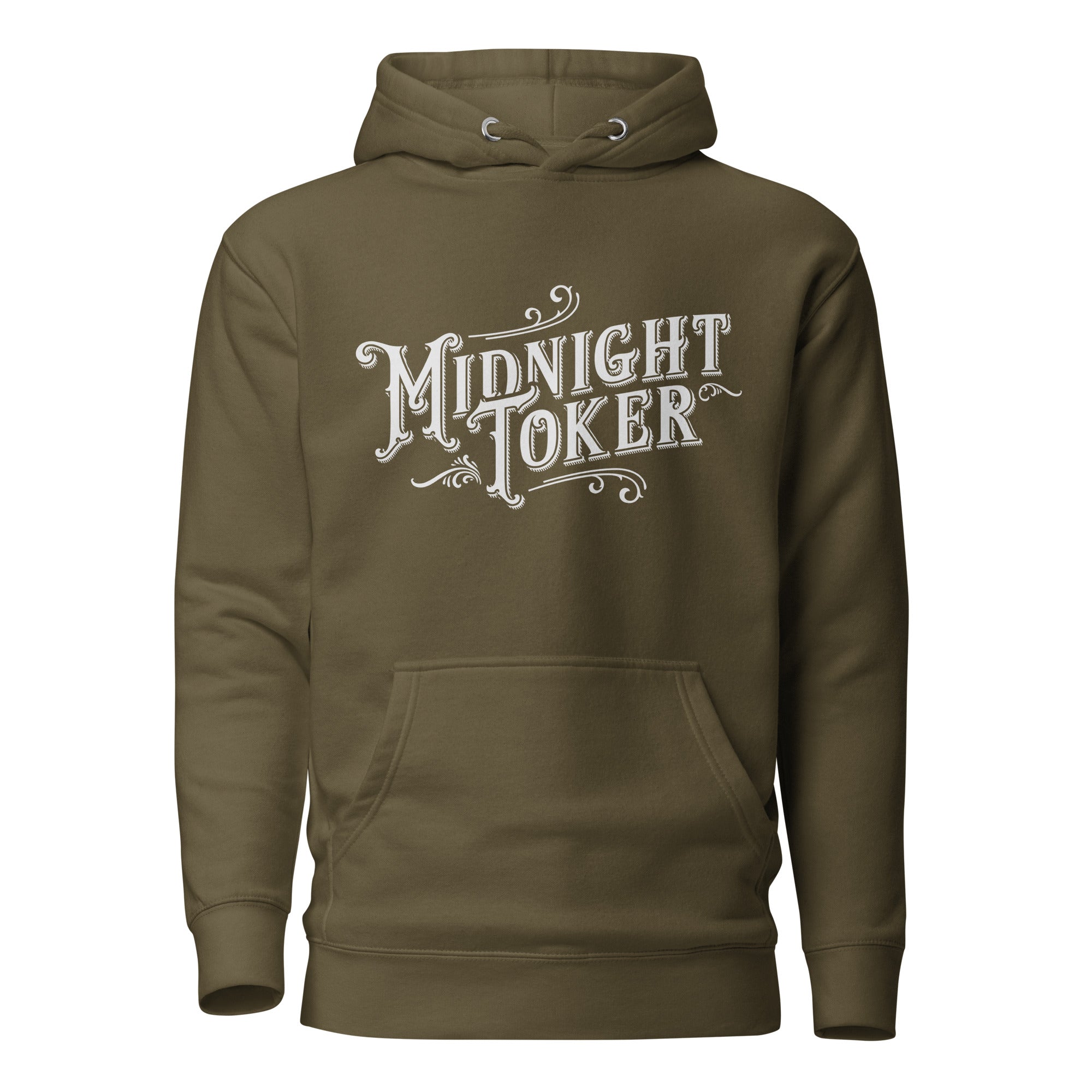 Midnight Toker Hoodie – Vintage Weed Apparel | Magic Leaf Tees