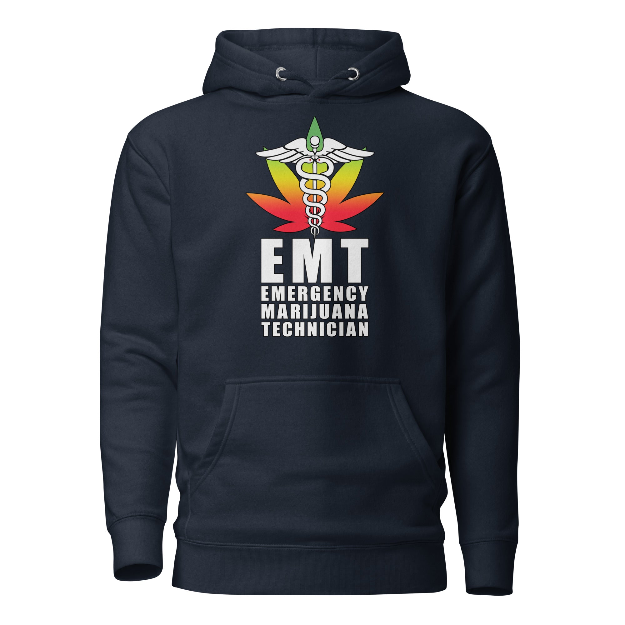 EMT Emergency Marijuana Technician Hoodie – Funny Weed-Themed Apparel | Magic Leaf Tees