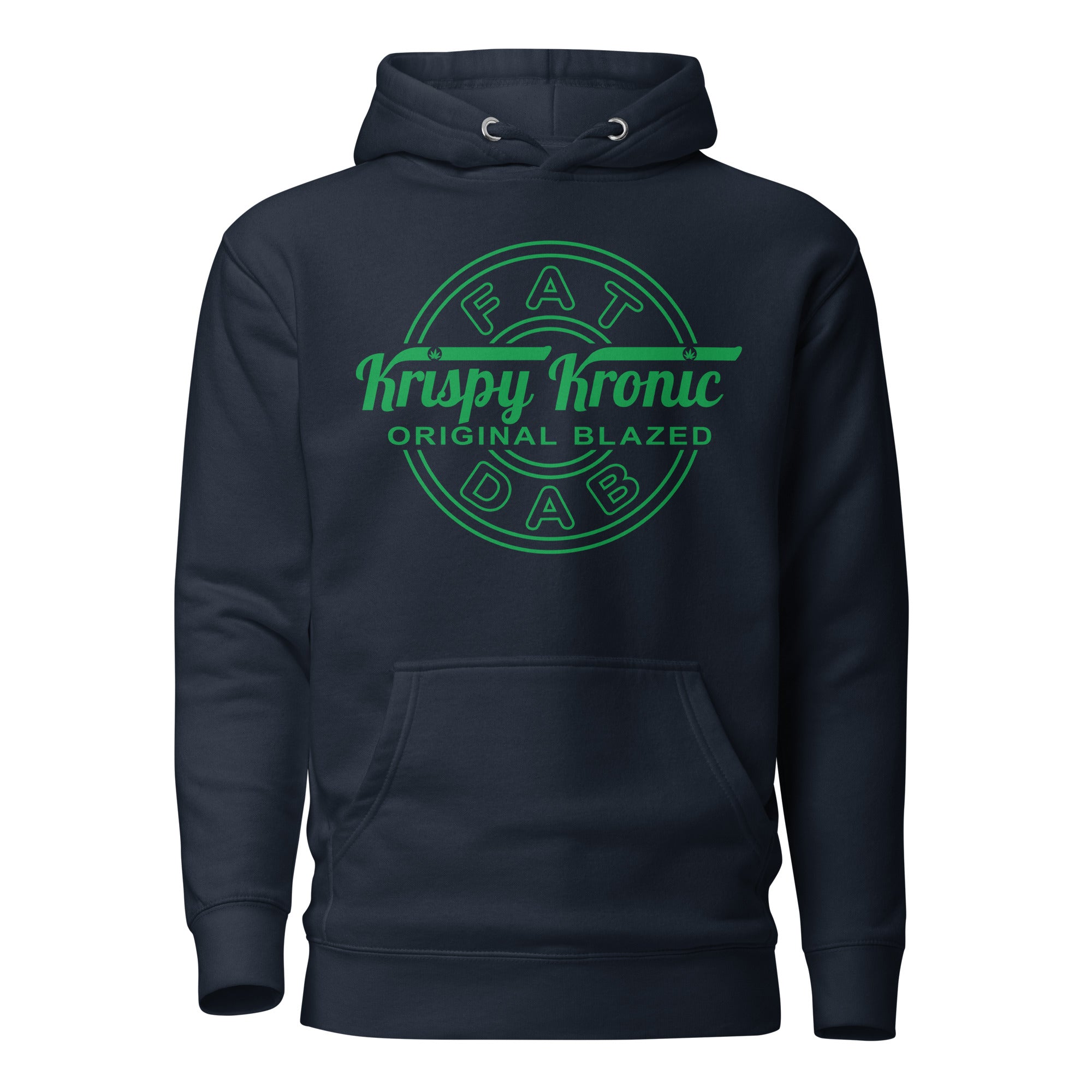 Krispy Kronic Original Blazed Fat Dabs Hoodie – Funny Weed-Themed Apparel for Cannabis Dabbers | Magic Leaf Tees