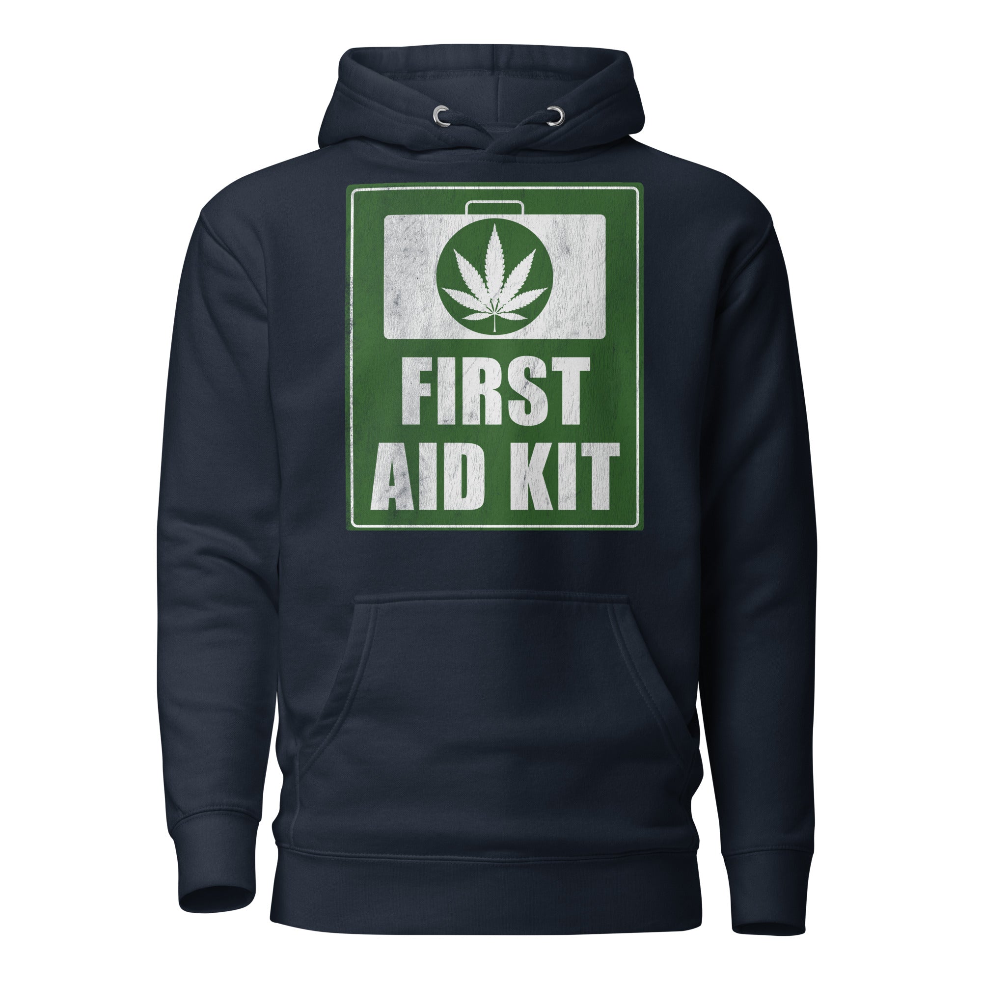 First Aid Kit Funny Medical Marijuana Hoodie – Perfect Weed Hoodie for Cannabis Patients | Magic Leaf Tees