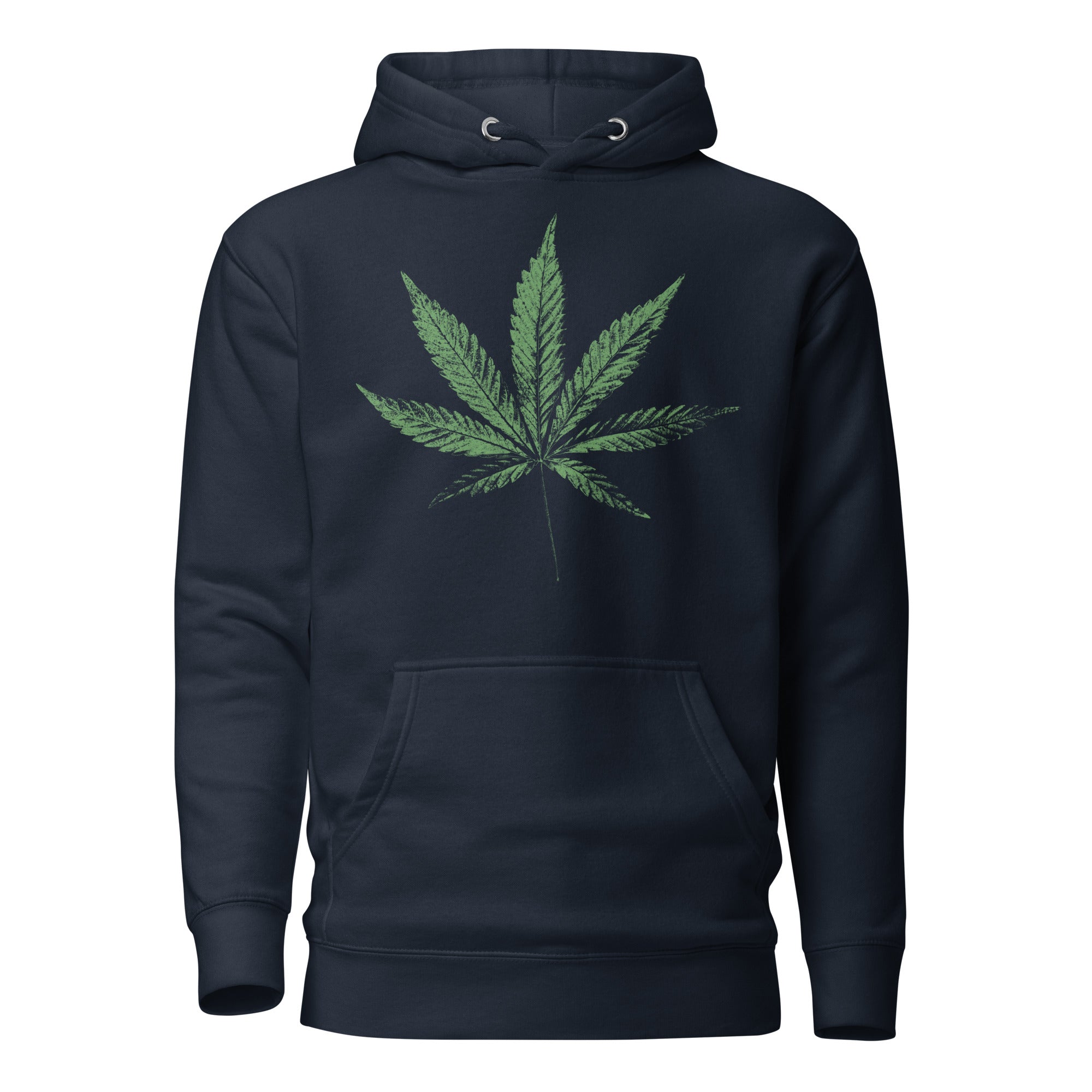 Pressed Leaf Cannabis Hoodie – Stylish Weed Apparel | Magic Leaf Tees