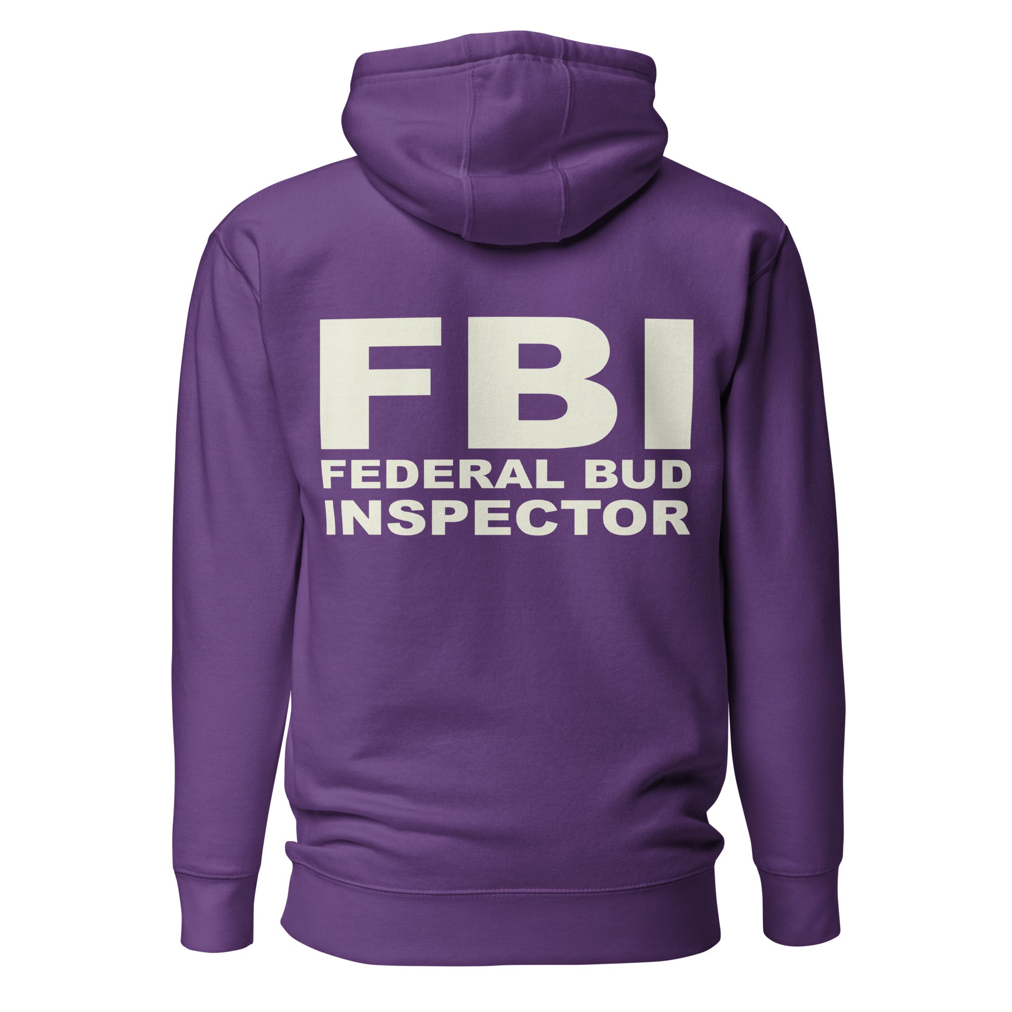 FBI Federal Bud Inspector Hoodie – Funny Weed-Themed Apparel for Marijuana Smokers | Magic Leaf Tees