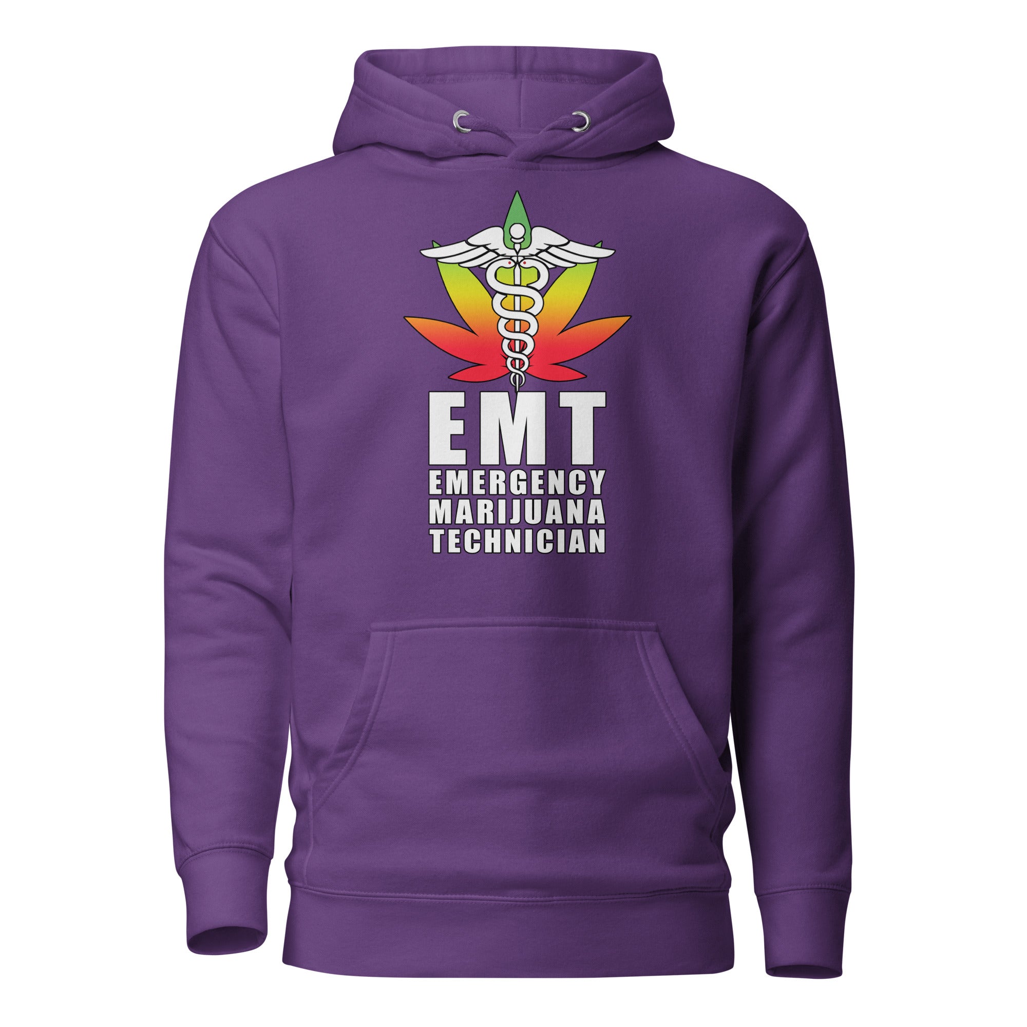 EMT Emergency Marijuana Technician Hoodie – Funny Weed-Themed Apparel | Magic Leaf Tees