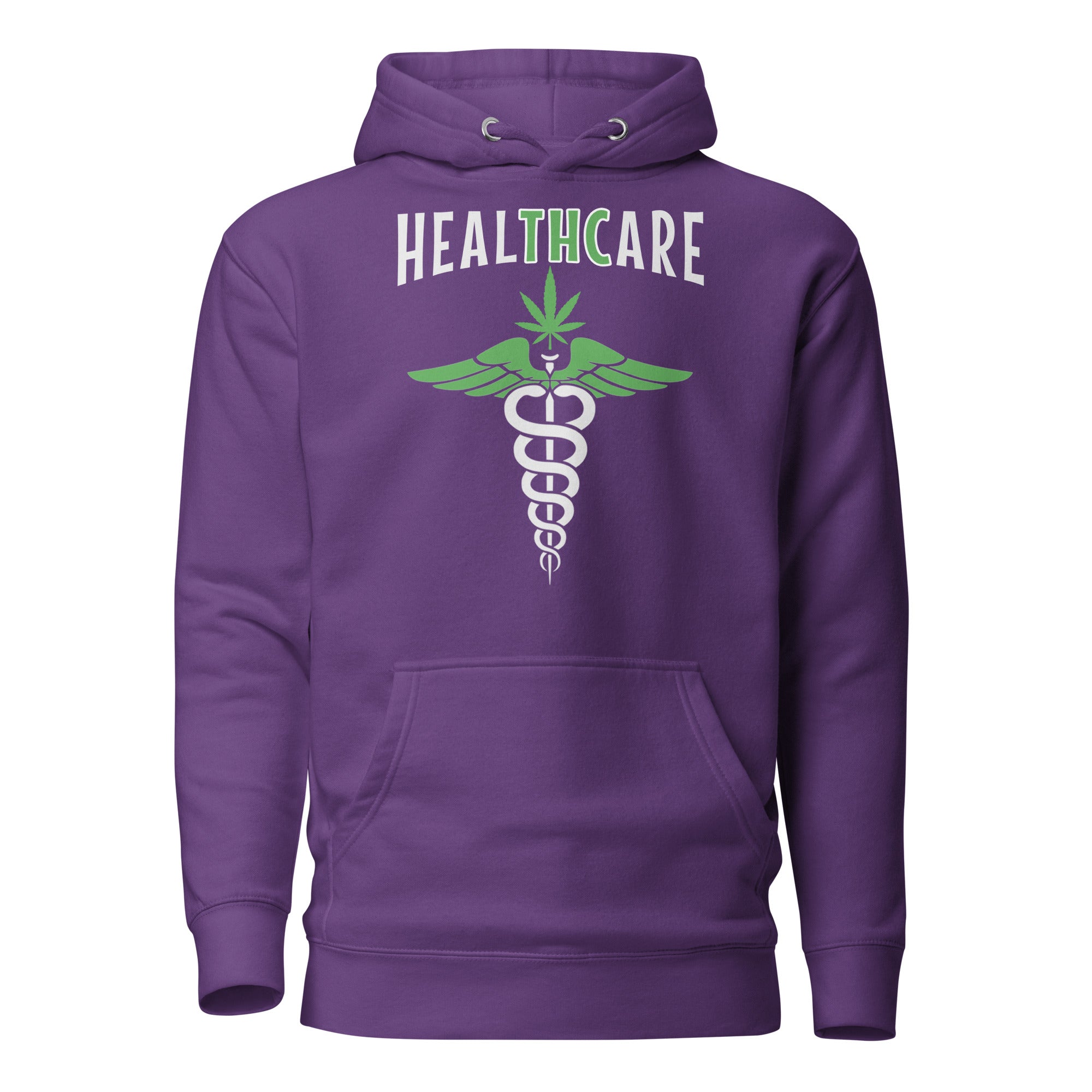 THC Healthcare Medical Marijuana Hoodie – Perfect Weed Hoodie for Cannabis Enthusiasts | Magic Leaf Tees