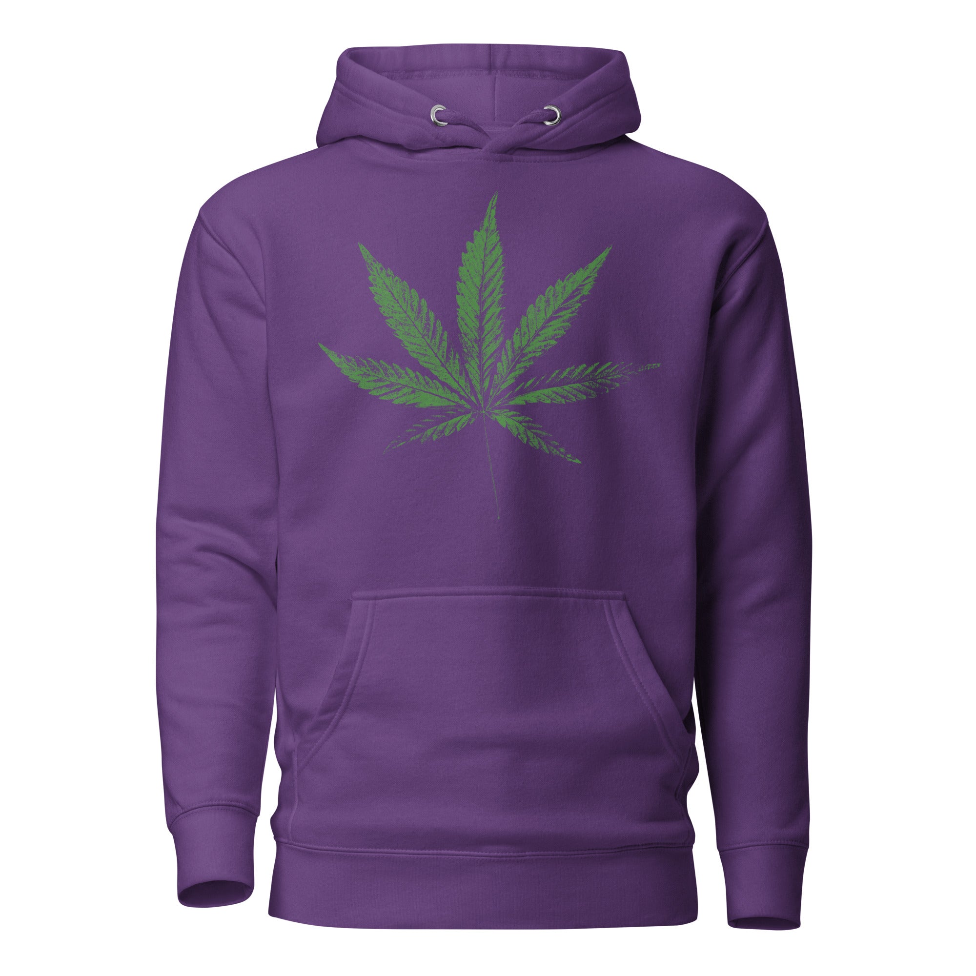 Pressed Leaf Cannabis Hoodie – Stylish Weed Apparel | Magic Leaf Tees