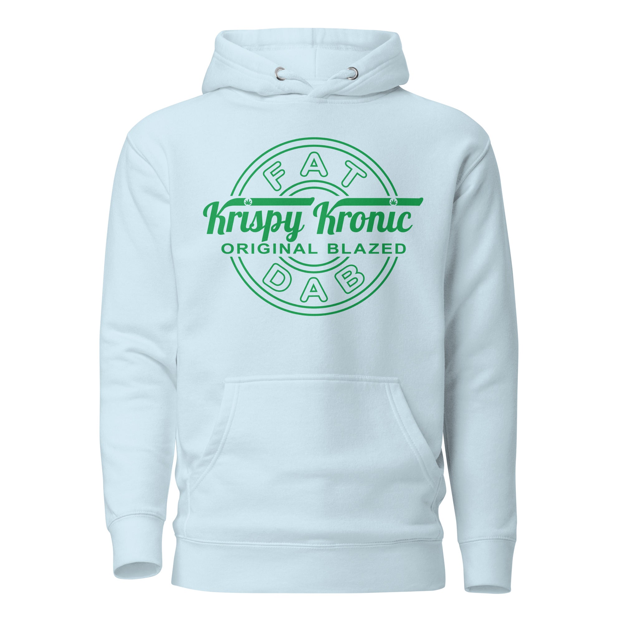 Krispy Kronic Original Blazed Fat Dabs Hoodie – Funny Weed-Themed Apparel for Cannabis Dabbers | Magic Leaf Tees