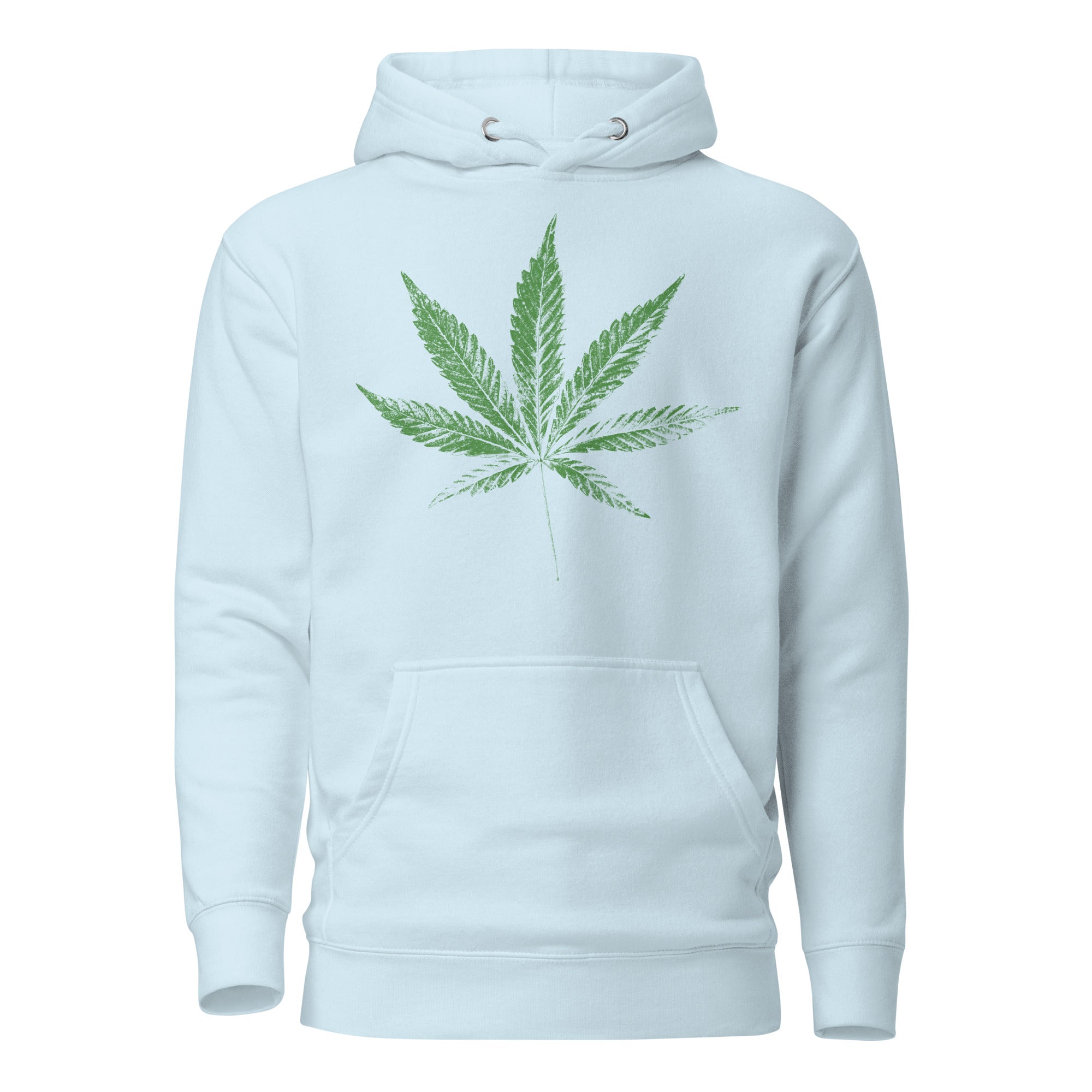 Pressed Leaf Cannabis Hoodie – Stylish Weed Apparel | Magic Leaf Tees