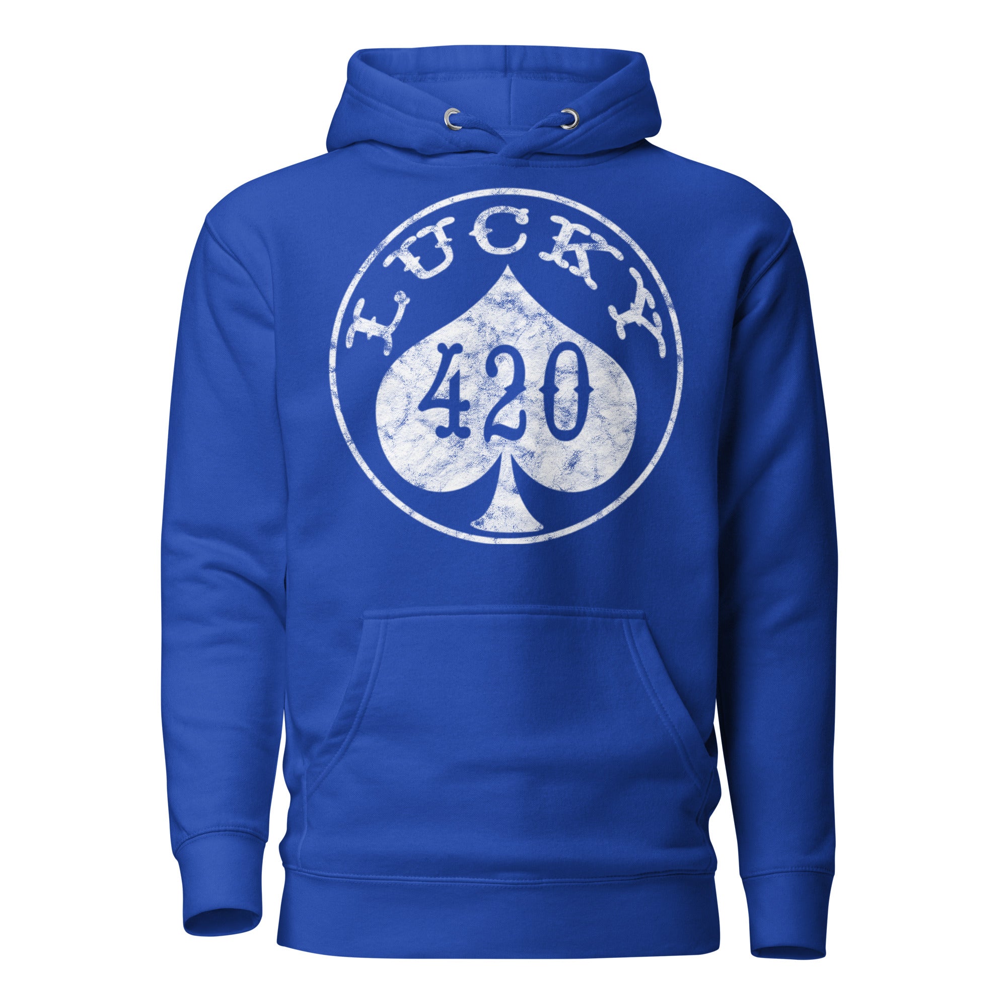 Lucky 420 Weed Hoodie – Weed-Themed Casino Poker Chip Design | Magic Leaf Tees