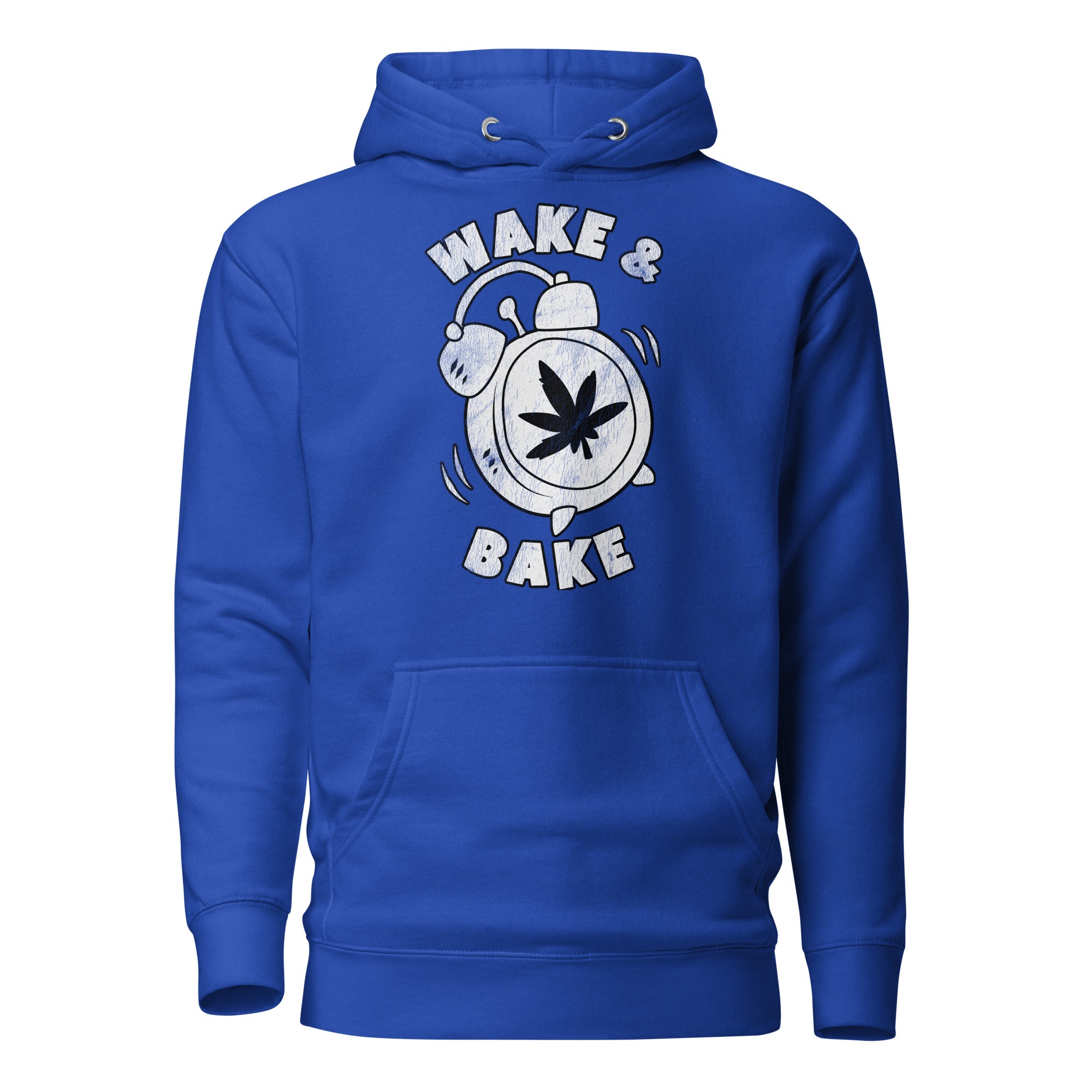 Wake & Bake Funny Weed Hoodie – Perfect Cannabis Hoodie for Marijuana Smokers | Magic Leaf Tees