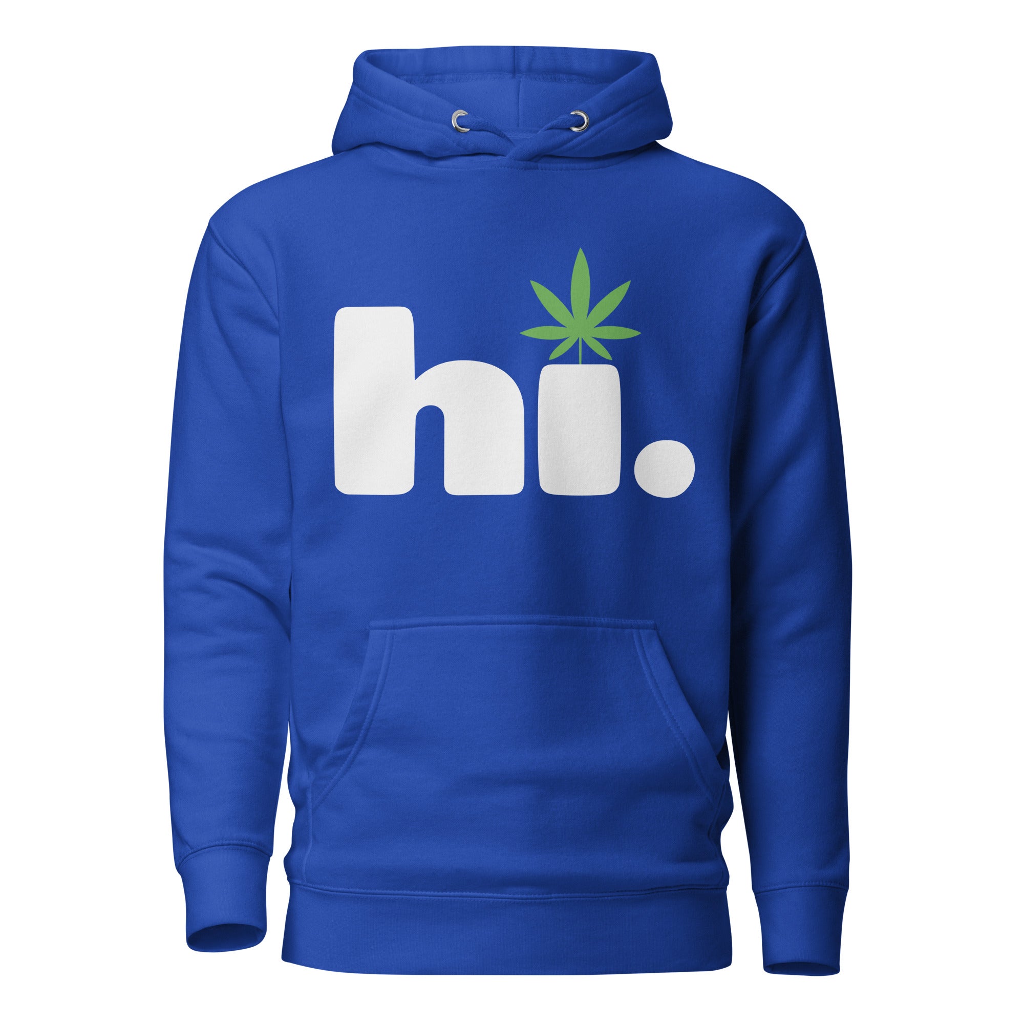 Hi. Funny Cannabis Hoodie – Perfect Weed Hoodie for Fun-Loving Marijuana Users | Magic Leaf Tees