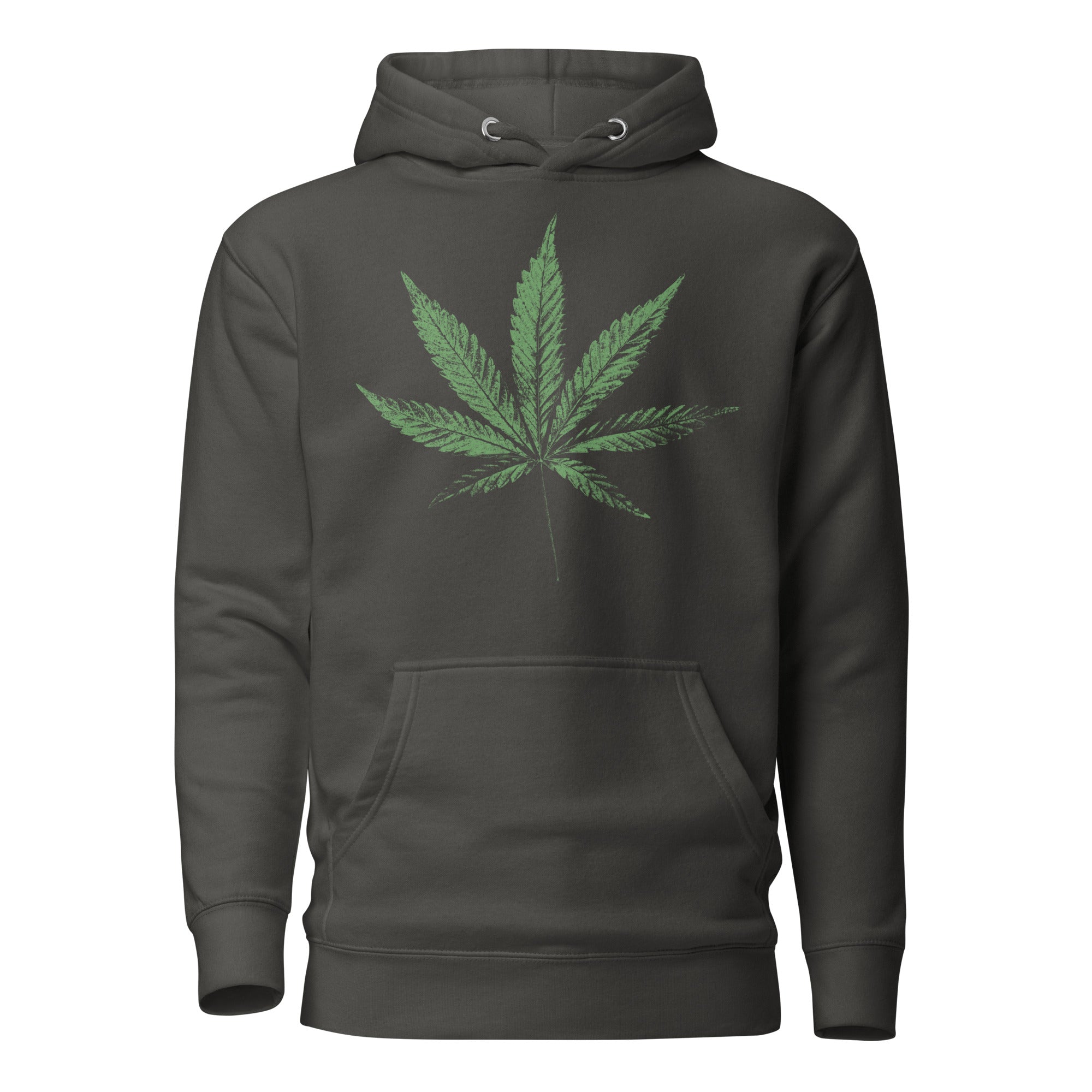 Pressed Leaf Cannabis Hoodie – Stylish Weed Apparel | Magic Leaf Tees