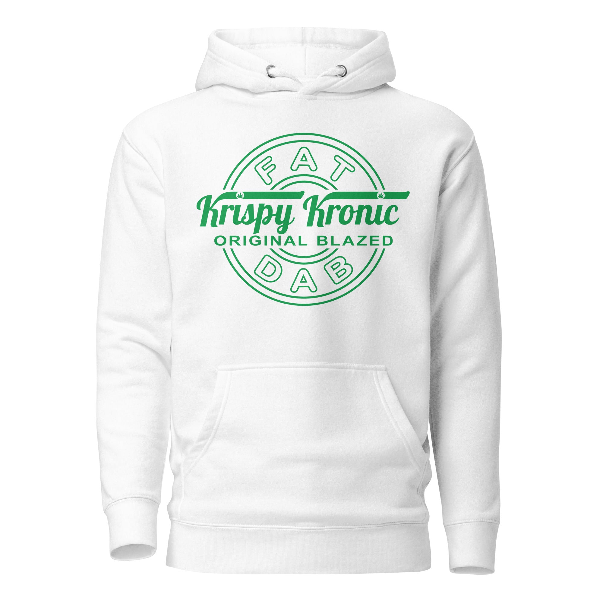 Krispy Kronic Original Blazed Fat Dabs Hoodie – Funny Weed-Themed Apparel for Cannabis Dabbers | Magic Leaf Tees