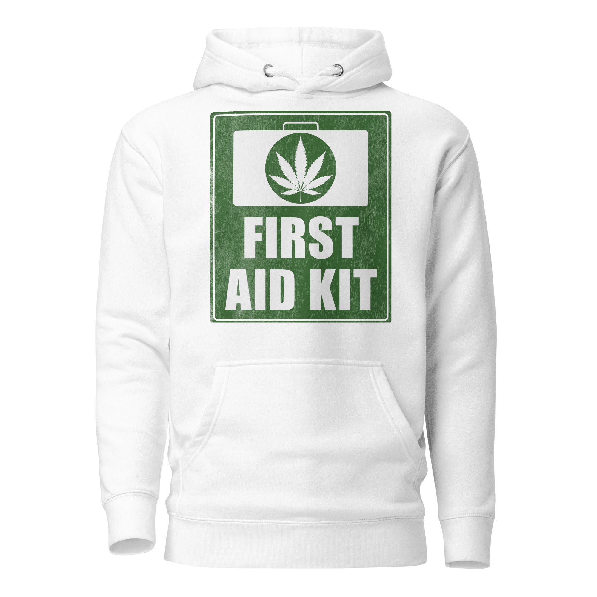 First Aid Kit Funny Medical Marijuana Hoodie – Perfect Weed Hoodie for Cannabis Patients | Magic Leaf Tees