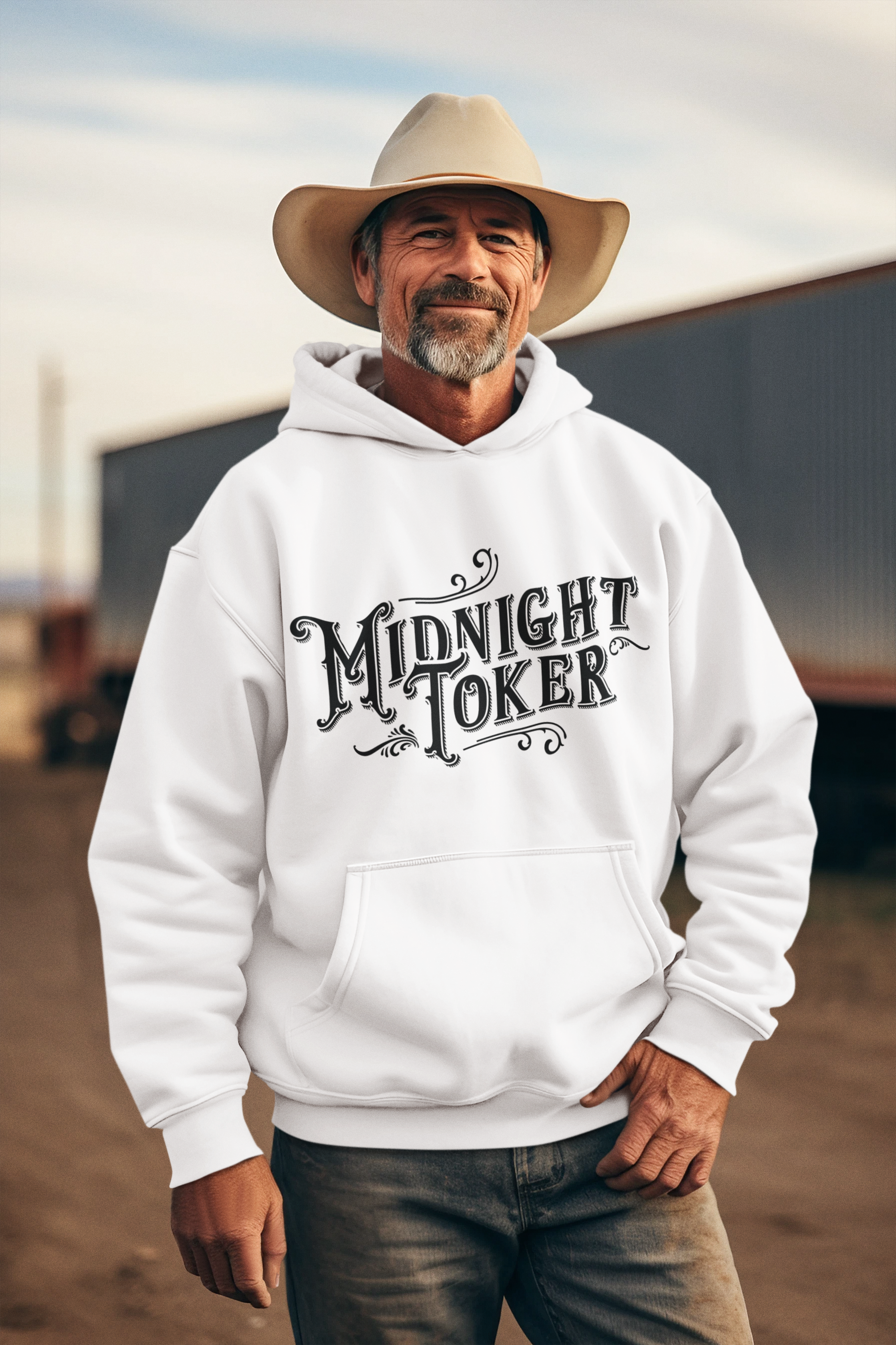 Midnight Toker Hoodie – Vintage Weed Apparel | Magic Leaf Tees