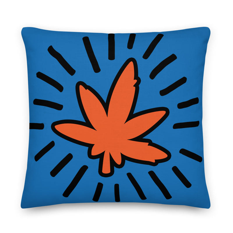 Radiant Pot Leaf Premium Pillow