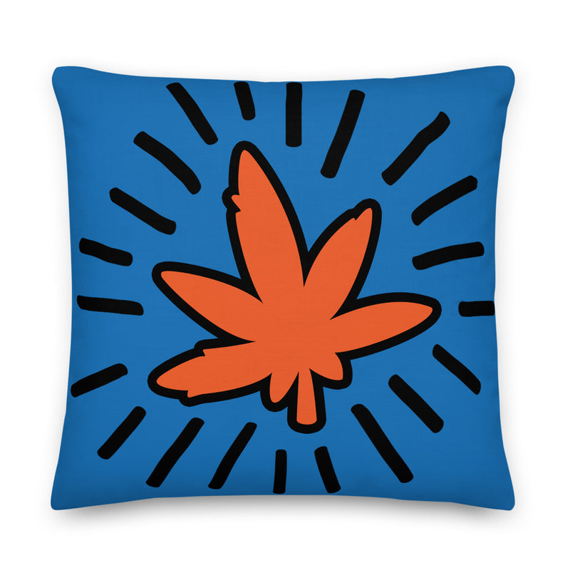 Radiant Pot Leaf Premium Pillow