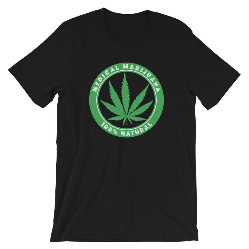 Medical Marijuana 100% Natural T-Shirt - Magic Leaf Tees