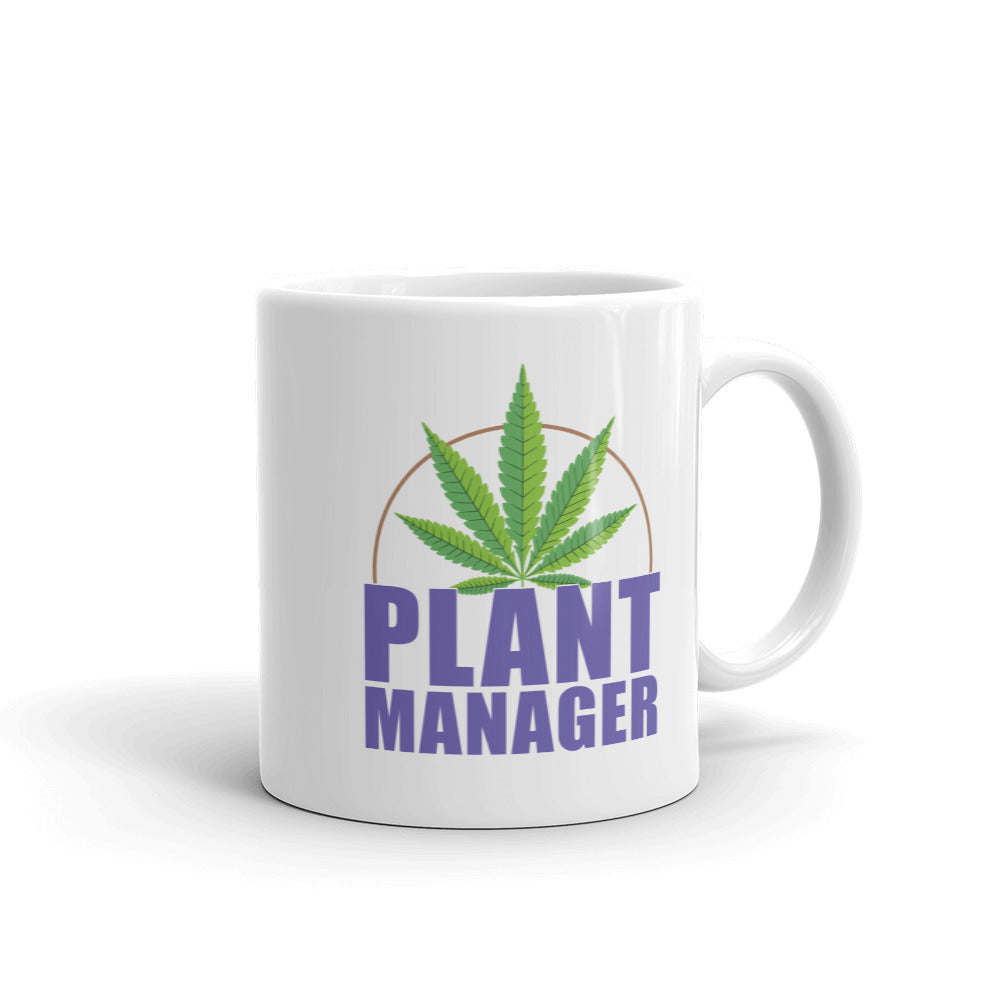 Plant Manager Cannabis Coffee Mug - Magic Leaf Tees