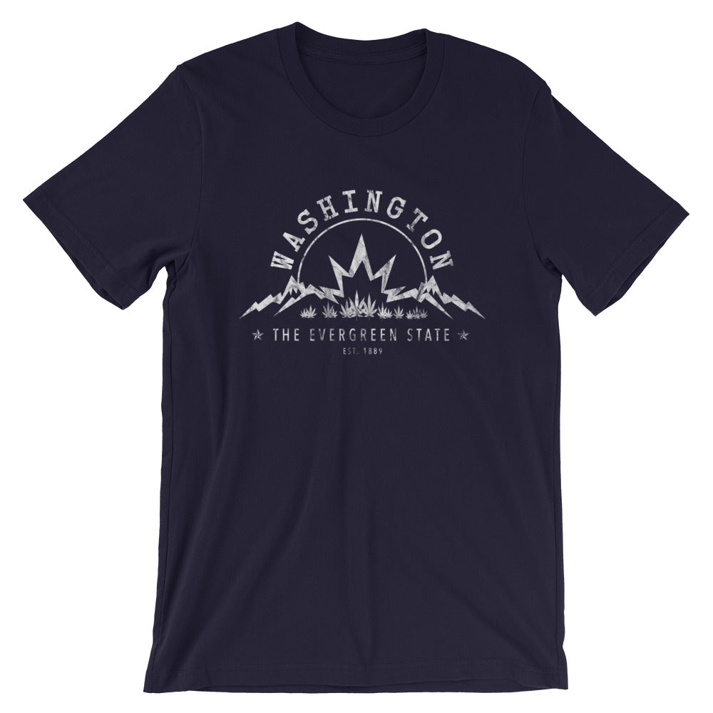 Washington The Evergreen State Cannabis T-Shirt - Magic Leaf Tees