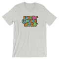Retro Love Peace Weed T-Shirt - Magic Leaf Tees