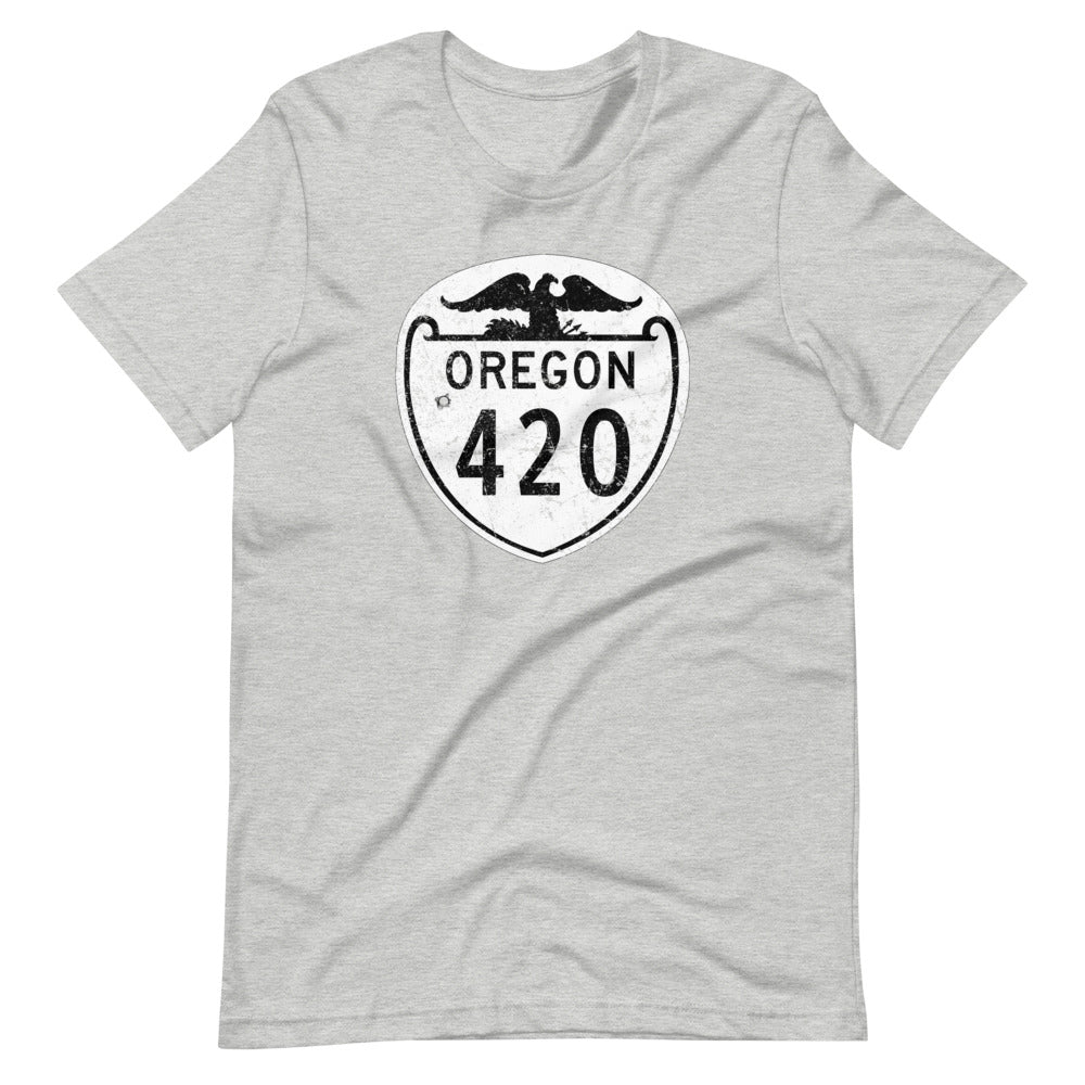 Vintage Oregon State Highway 420 T-Shirt - Magic Leaf Tees