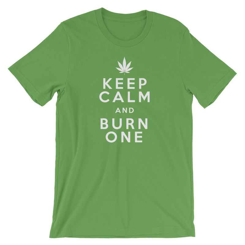Keep Calm And Burn One 420 T-Shirt - Magic Leaf Tees