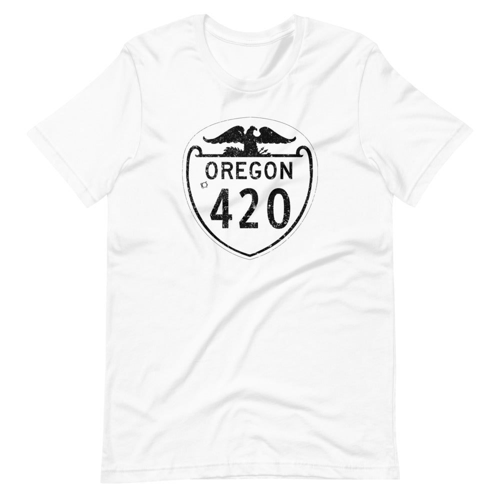 Vintage Oregon State Highway 420 T-Shirt - Magic Leaf Tees