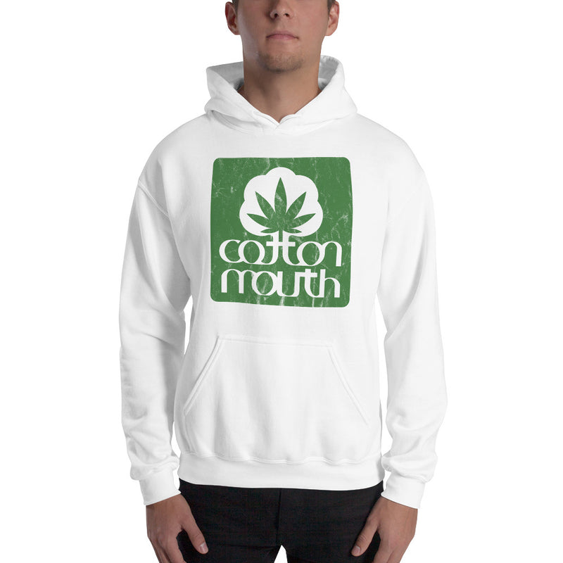 Cotton Mouth Weed Logo 420 Unisex Hoodie - Magic Leaf Tees