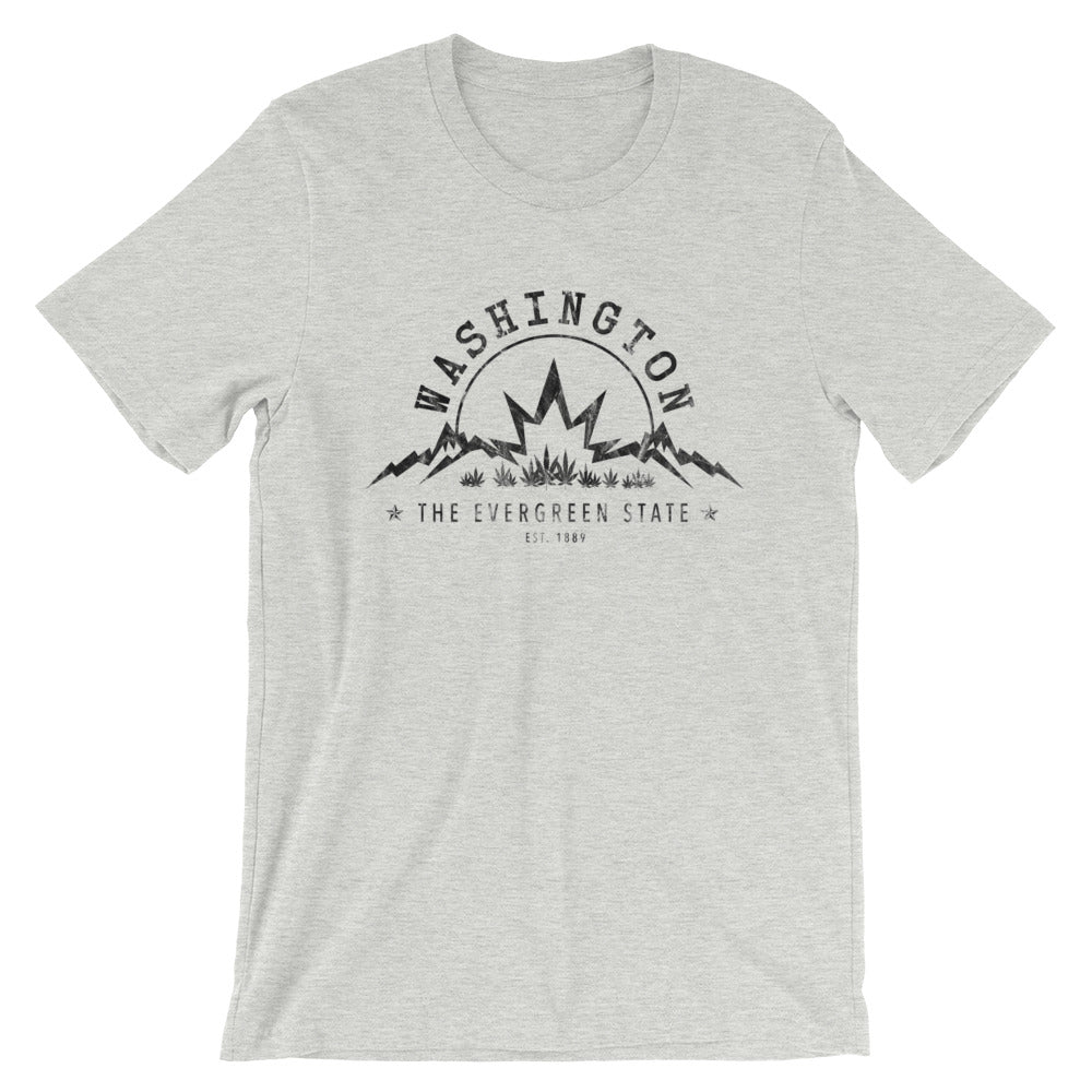 Washington The Evergreen State Cannabis T-Shirt - Magic Leaf Tees