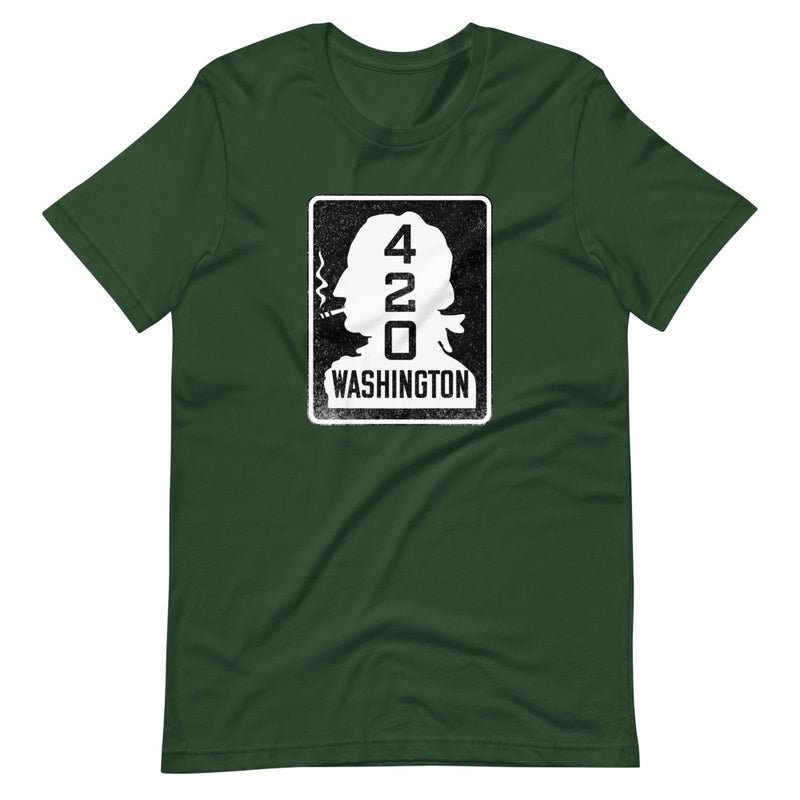 Vintage Washington State Highway 420 T-Shirt - Magic Leaf Tees