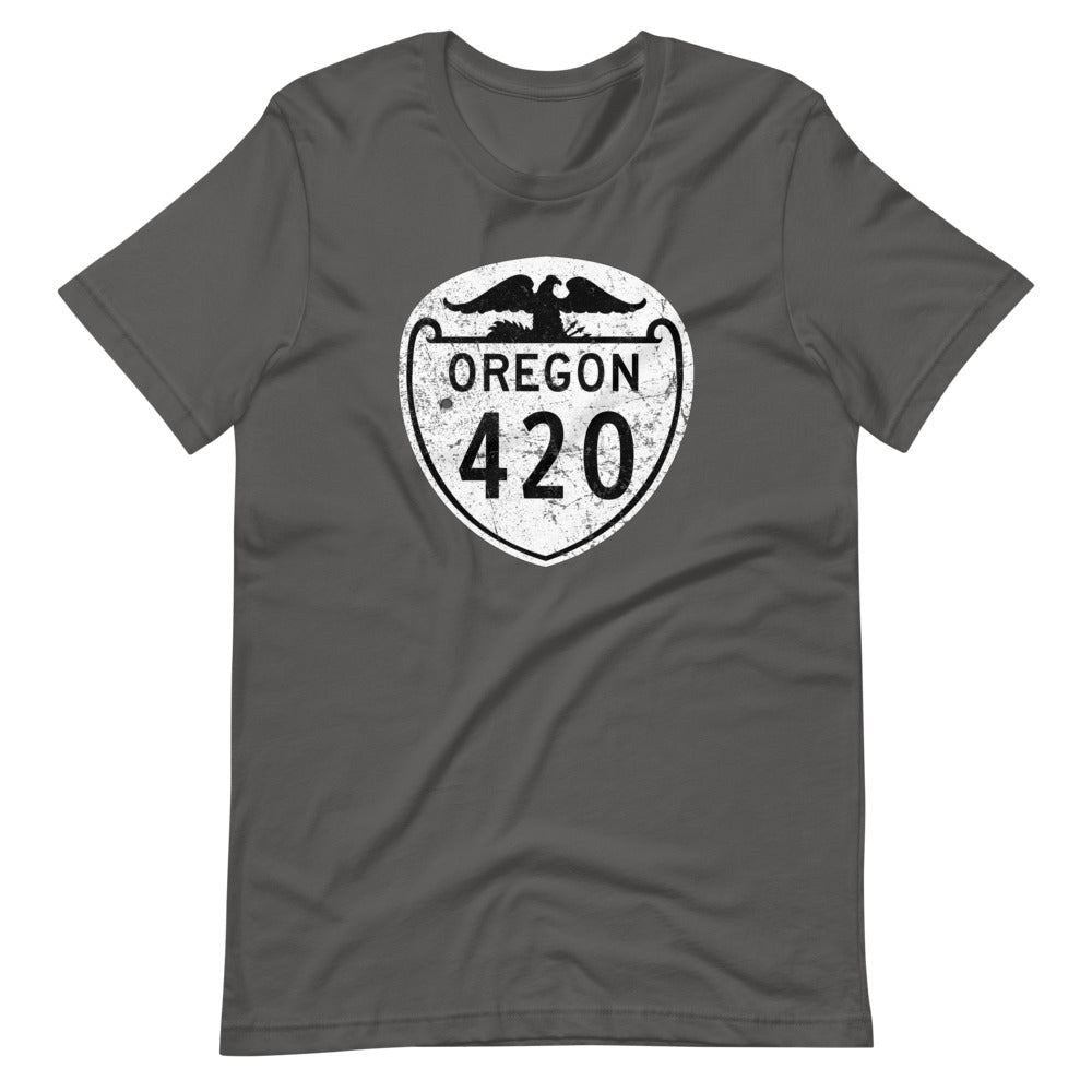 Vintage Oregon State Highway 420 T-Shirt - Magic Leaf Tees