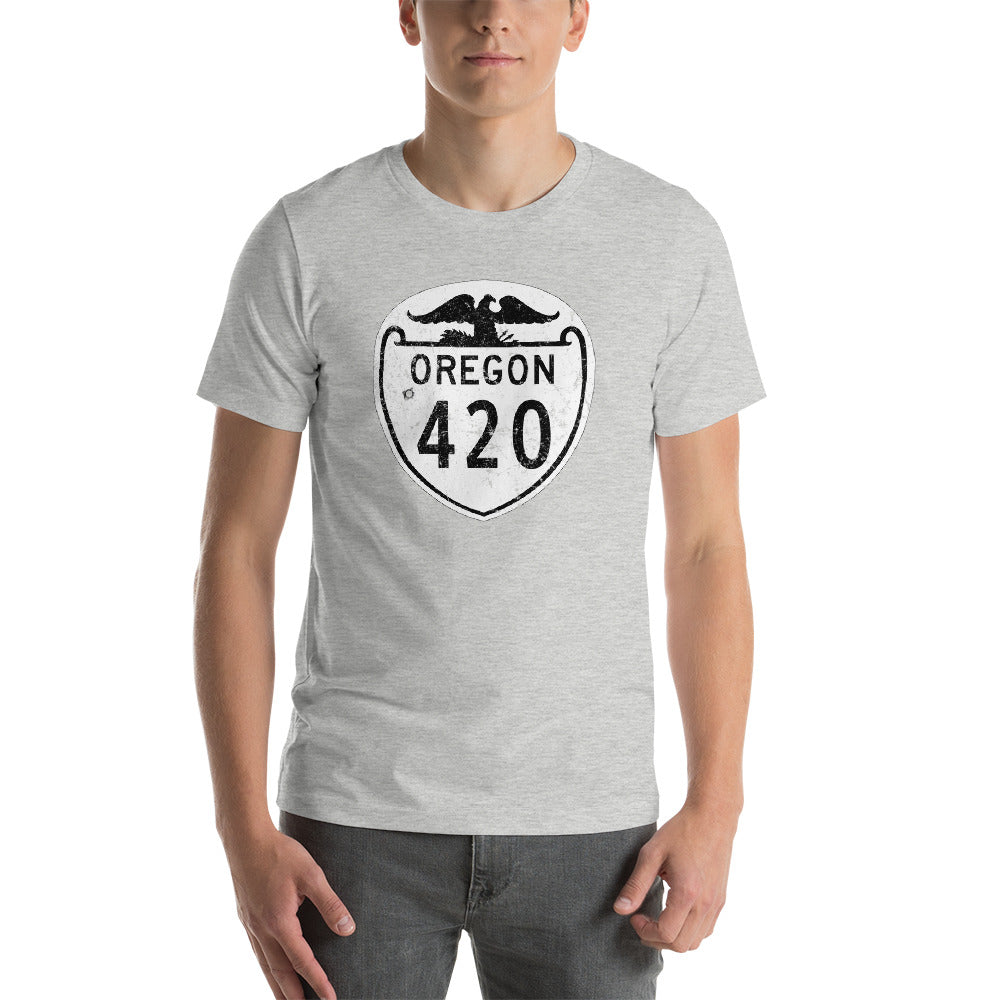 Vintage Oregon State Highway 420 T-Shirt - Magic Leaf Tees