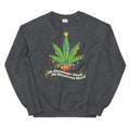 Oh Christmas Weed Funny Cannabis Sweatshirt - Magic Leaf Tees