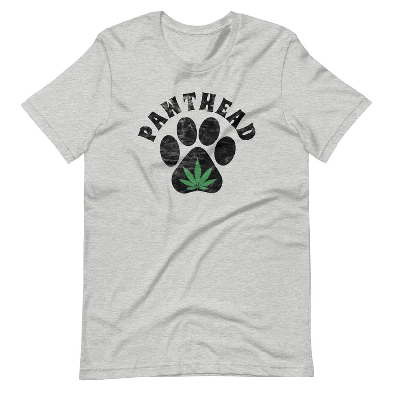 PawtHead Funny 420 Dog Lover Grey T-Shirt - Magic Leaf Tees