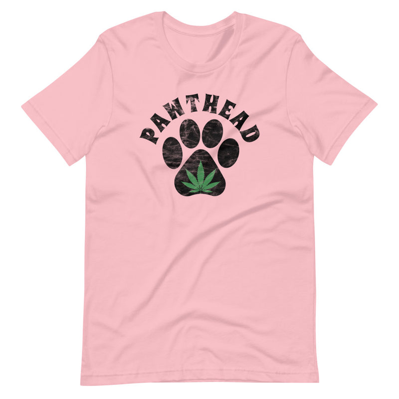 PawtHead Funny 420 Dog Lover Pink T-Shirt - Magic Leaf Tees