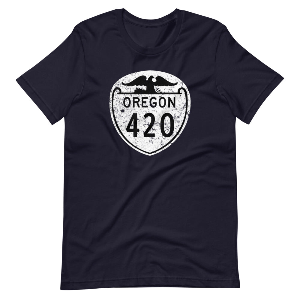 Vintage Oregon State Highway 420 T-Shirt - Magic Leaf Tees