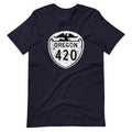 Vintage Oregon State Highway 420 T-Shirt - Magic Leaf Tees