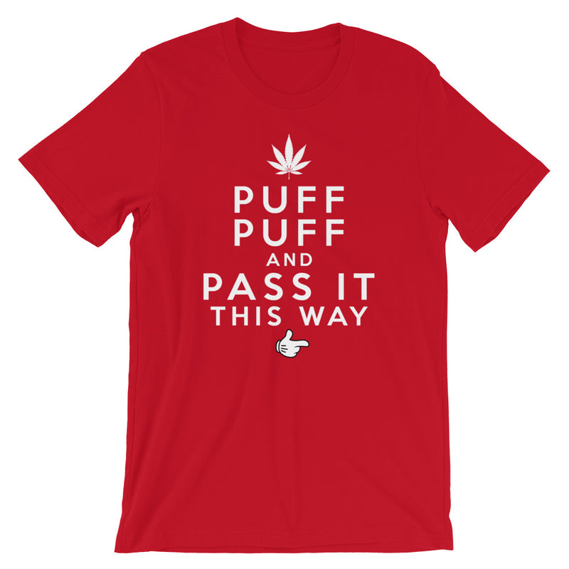 Puff Puff Pass Funny 420 T-Shirt - Magic Leaf Tees