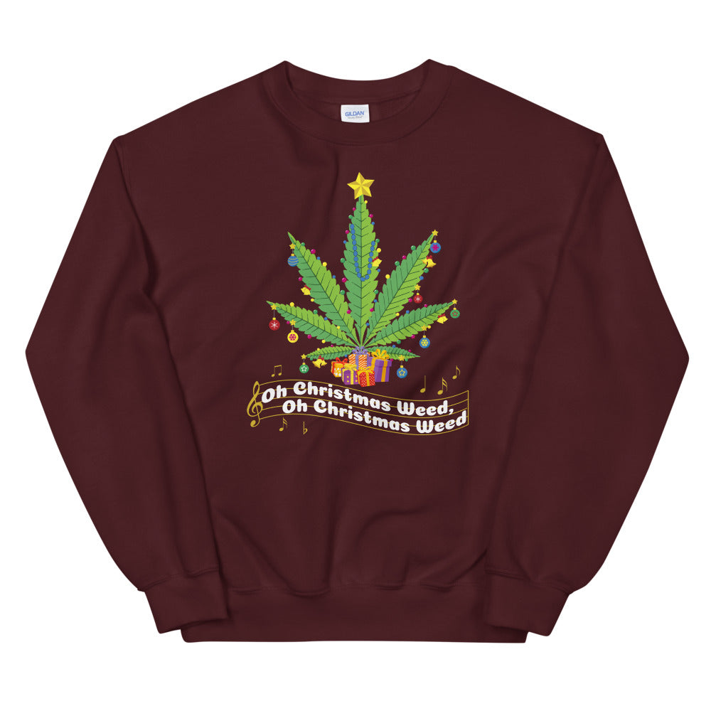 Oh Christmas Weed Christmas Sweatshirt