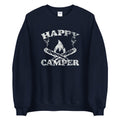 Happy Camper Funny Weed Sweatshirt - Magic Leaf Tees