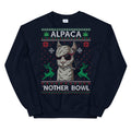 Alpaca 'Nother Bowl Ugly Weed Christmas Jumper Sweatshirt - Magic Leaf Tees