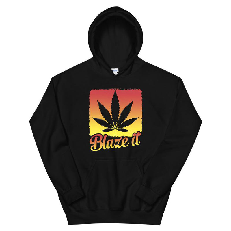 Blaze It Weed Hoodie - Magic Leaf Tees