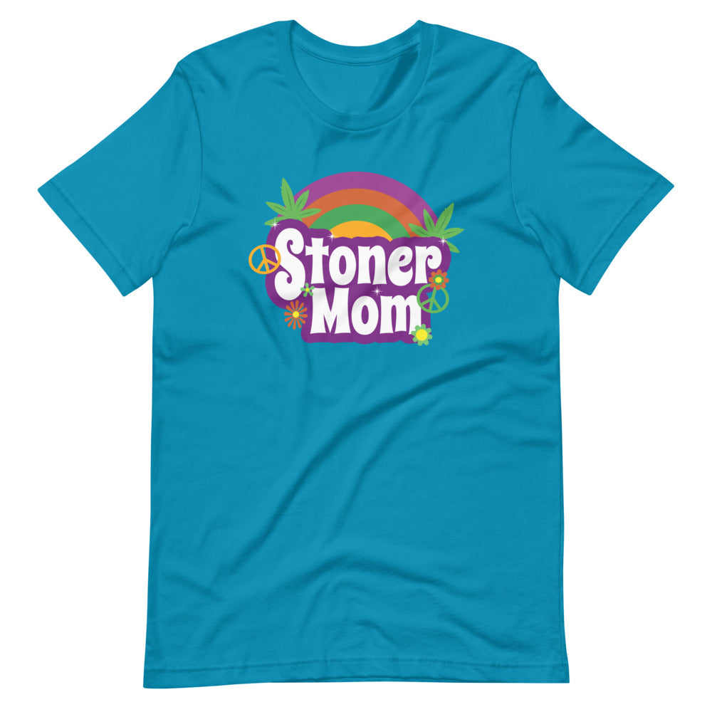 Stoner Mom Rainbow Mother's Day T-Shirt - Magic Leaf Tees