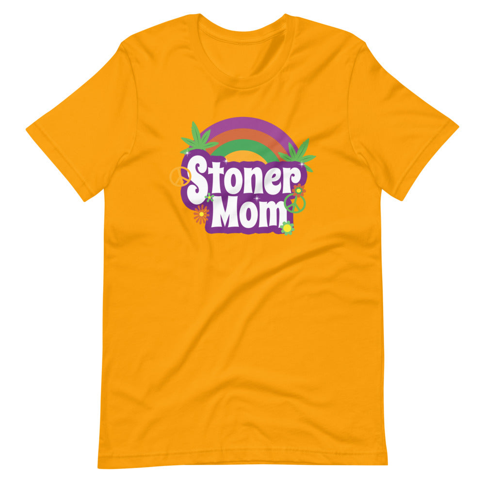 Stoner Mom Rainbow Mother's Day T-Shirt - Magic Leaf Tees