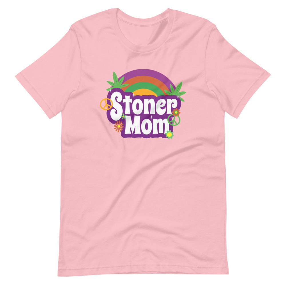 Stoner Mom Rainbow Mother's Day T-Shirt - Magic Leaf Tees