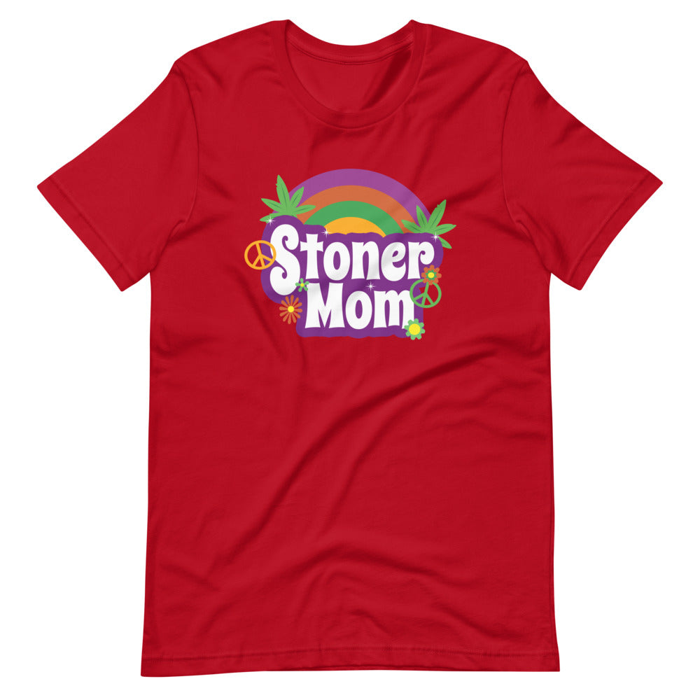 Stoner Mom Rainbow Mother's Day T-Shirt - Magic Leaf Tees