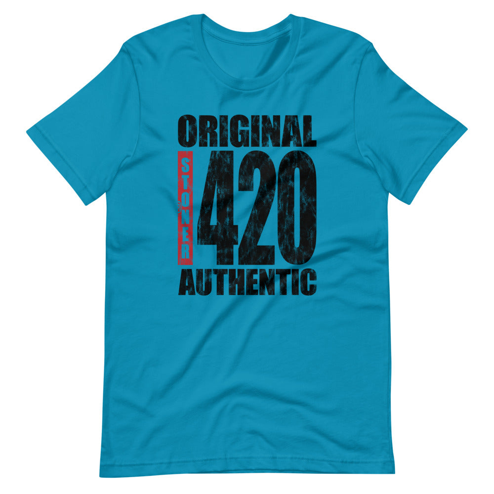 Original Authentic Stoner 420 T-Shirt - Magic Leaf Tees