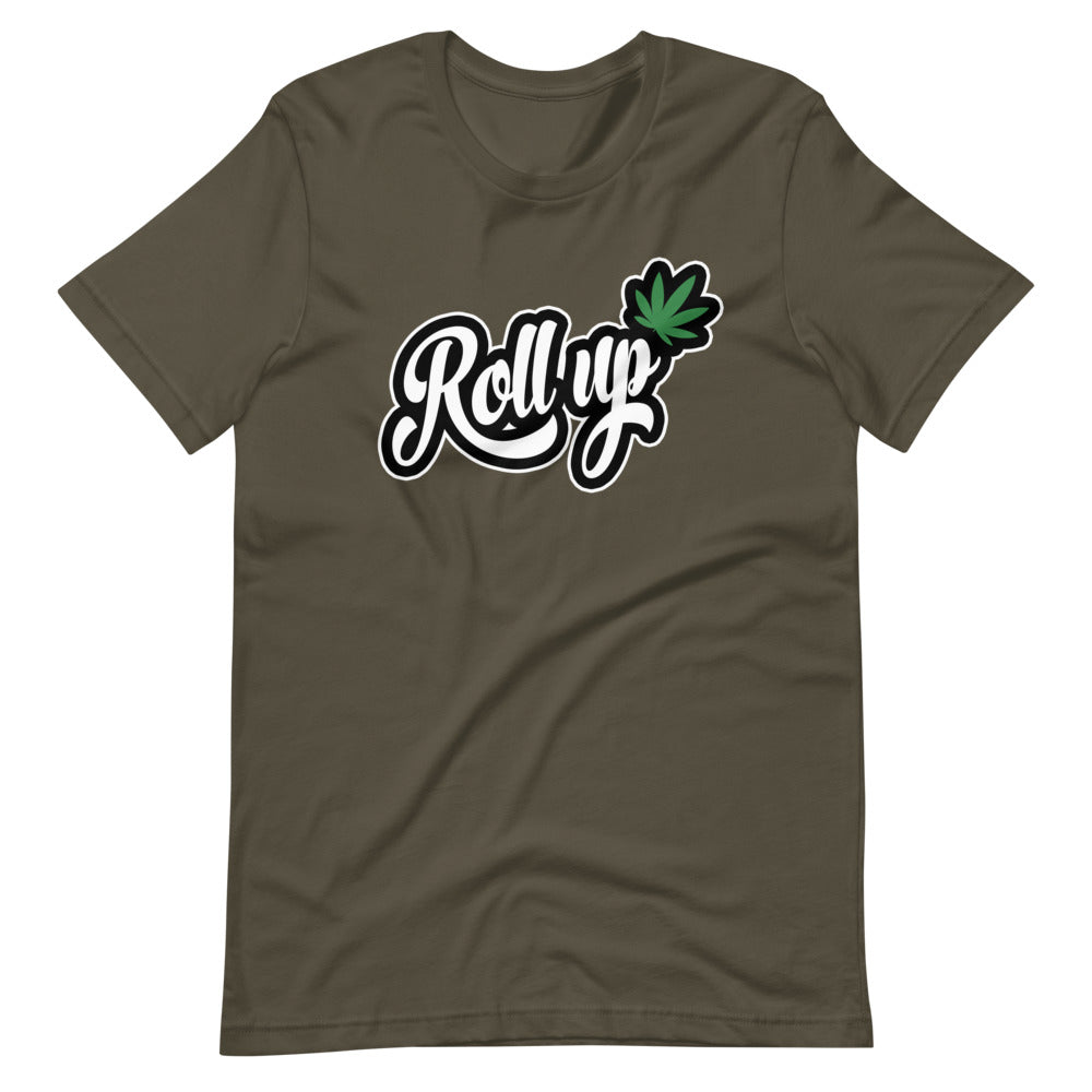 Roll Up Cannabis Stoner T-Shirt - Magic Leaf Tees