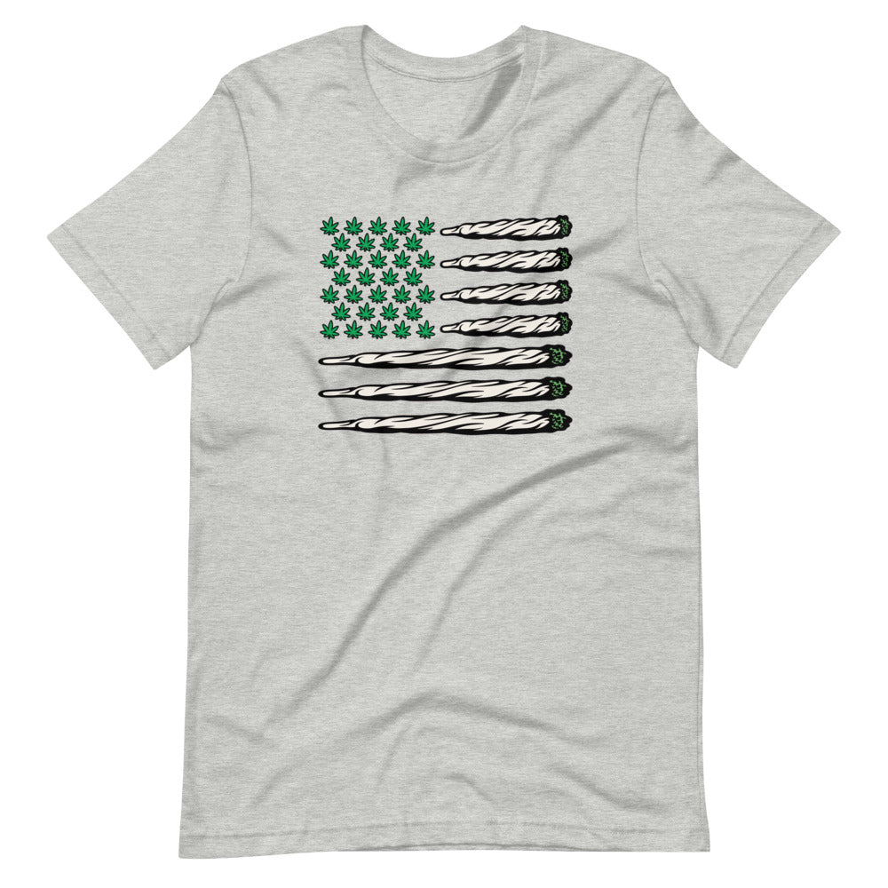 Weed Flag T-Shirt - Magic Leaf Tees