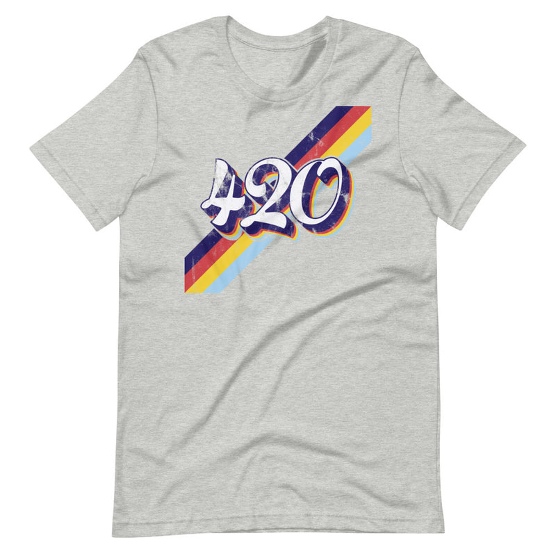 Retro 420 Bars T-Shirt - Magic Leaf Tees